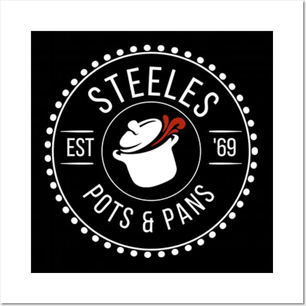 STEELES POTS AND PANS Wall Art by DarkStile